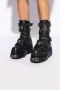 Vetements Zwarte Platform Enkellaarzen met Klittenbandsluiting Black Heren - Thumbnail 2