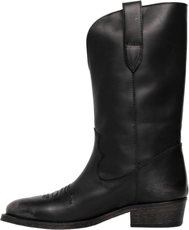 Via Roma 15 Cowboy Boots Black Dames