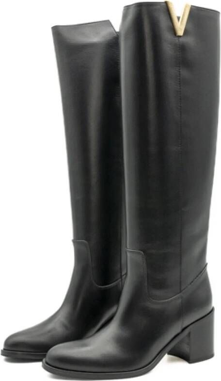 Via Roma 15 Damesschoenen Santamonica Zwart Aw24 Black Dames