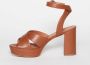 Via Roma 15 High Heel Sandals Bruin Dames - Thumbnail 3