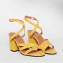 Via Roma 15 High Heel Sandals Yellow Dames - Thumbnail 2