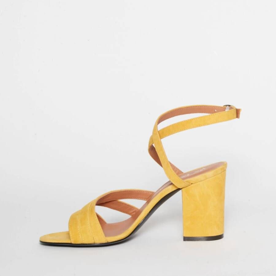 Via Roma 15 High Heel Sandals Geel Dames