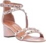 Via Roma 15 High Heel Sandals Roze Dames - Thumbnail 2