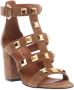 Via Roma 15 Sandals Brown Dames - Thumbnail 2