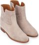 Via Roma 15 Velour Cocco Enkellaars Beige Dames - Thumbnail 3