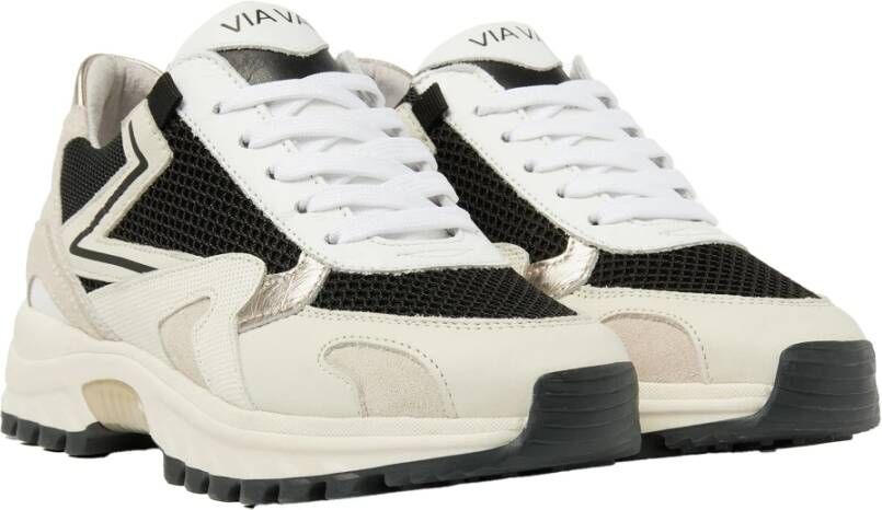 Via Vai Stijlvolle Beige Sneakers Beige Dames