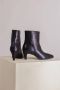 Via Vai Blauwe Snake Print Enkellaarzen Purple Dames - Thumbnail 2