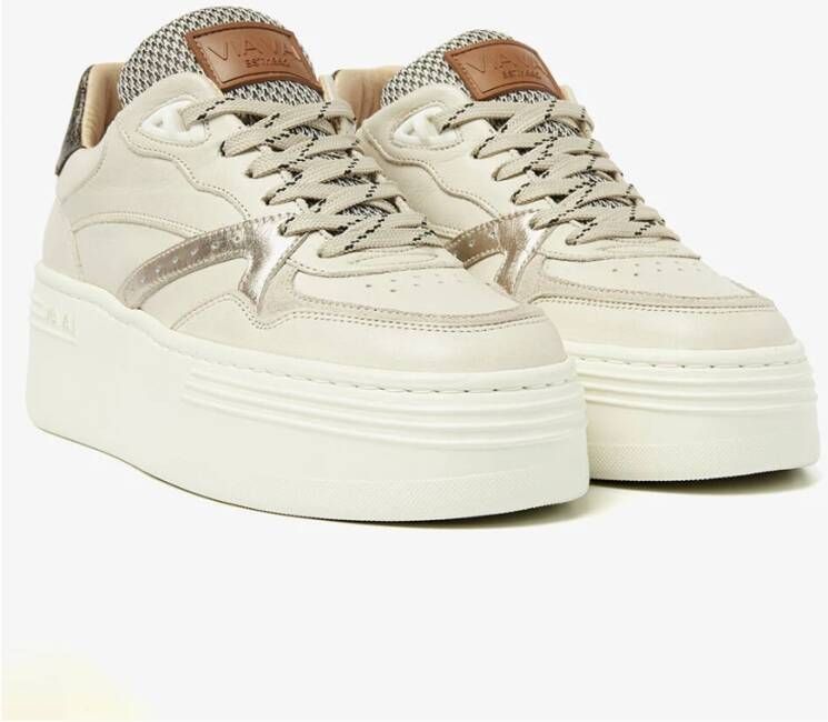 Via Vai Brooklyn Sneakers 62147 Beige Dames