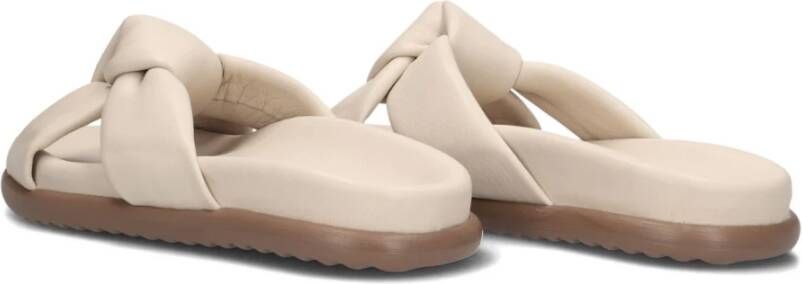 Via Vai Candy Nova Leren Slippers Beige Dames