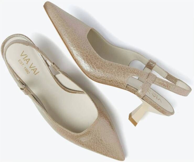 Via Vai Elegante Pumps met Suzy Aliya Beige Dames