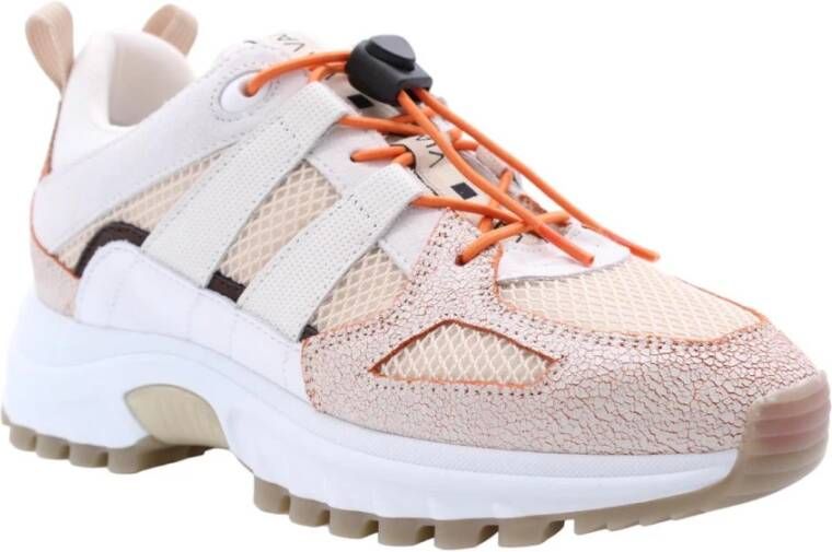 Via Vai Stijlvolle Sneakers voor Vrouwen Beige Dames