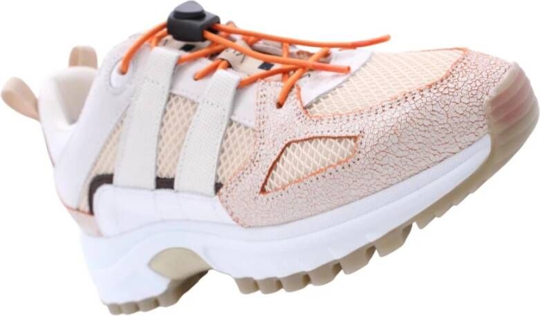 Via Vai Stijlvolle Sneakers voor Vrouwen Beige Dames