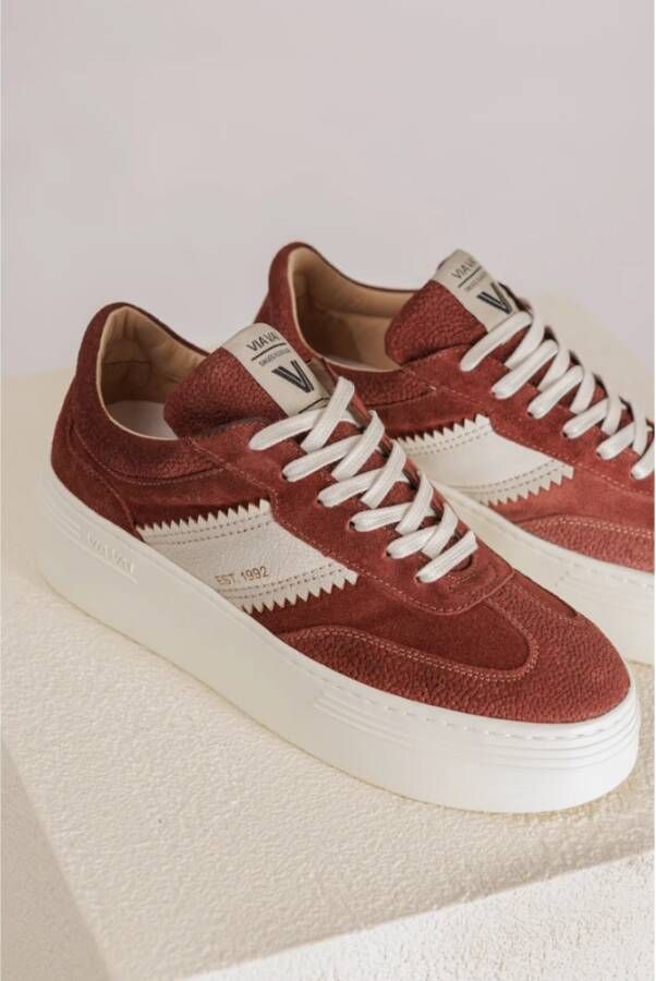 Via Vai Grace Combi Porto Sneaker Red Dames