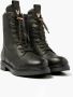 VIA VAI Veterboots Dames Juliette Abby Maat: 38 Materiaal: Leer Kleur: Zwart - Thumbnail 8