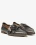 Via Vai Gescheurde leren loafers met strik Black Dames - Thumbnail 7