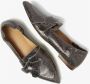 Via Vai Gescheurde leren loafers met strik Black Dames - Thumbnail 9