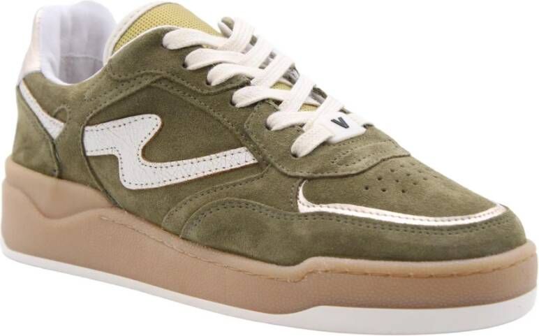 Via Vai Stijlvolle Peper Sneaker voor Heren Green Dames