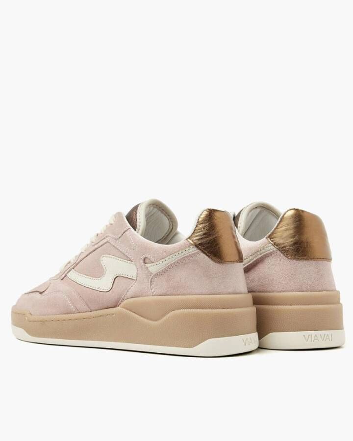 Via Vai Stijlvolle Sneakers van Sam Levi Pink Dames