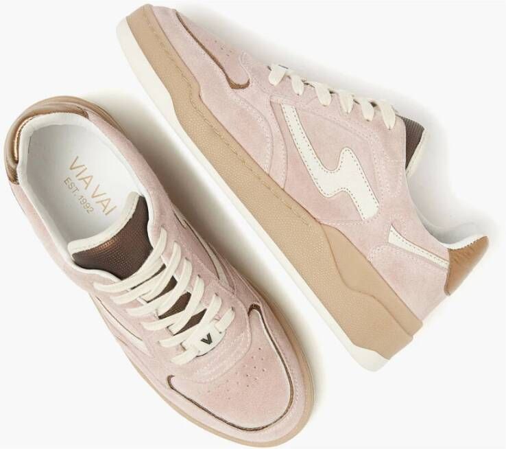 Via Vai Stijlvolle Sneakers van Sam Levi Pink Dames