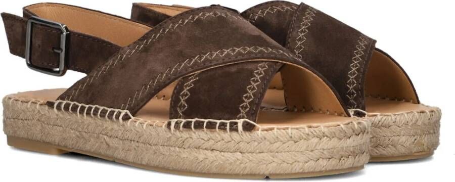 Via Vai Trendy Sandalen voor Zomerse Dagen Brown Dames