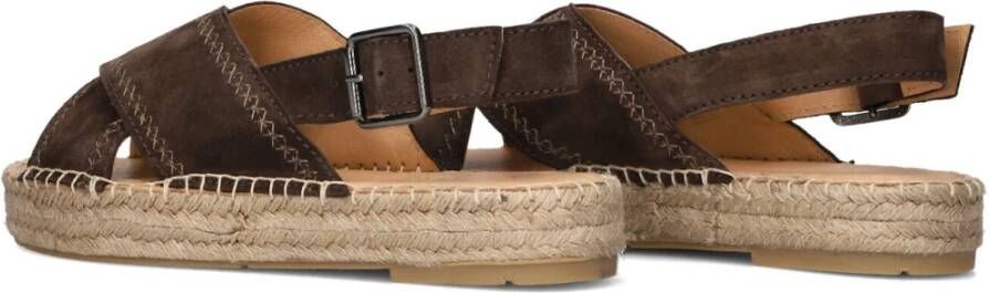 Via Vai Trendy Sandalen voor Zomerse Dagen Brown Dames