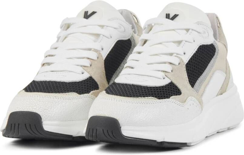 Via Vai Witte Combi Sneakers Multicolor Dames