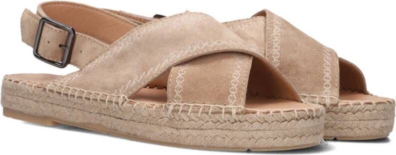 Via Vai Zomer Suede Sandalen Mondi Sun Brown Dames