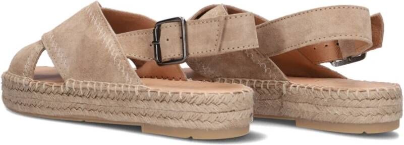 Via Vai Zomer Suede Sandalen Mondi Sun Brown Dames