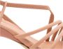 Vic Matié Asymmetrische Zachte Roze Leren Sandalen Pink Dames - Thumbnail 5