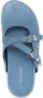 Vic Matié Blauwe Gesp Sandalen met Uitgesneden Details Blue Dames - Thumbnail 4