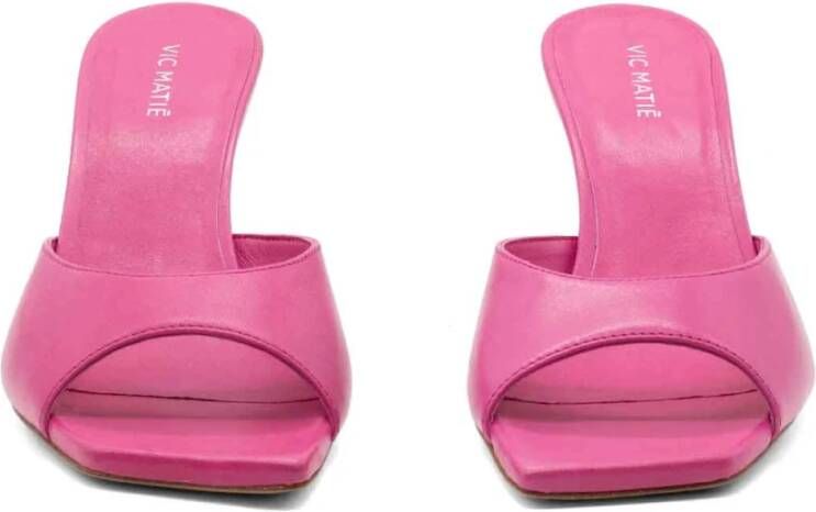 Vic Matié Blauwe Swan Slipper Pink Dames