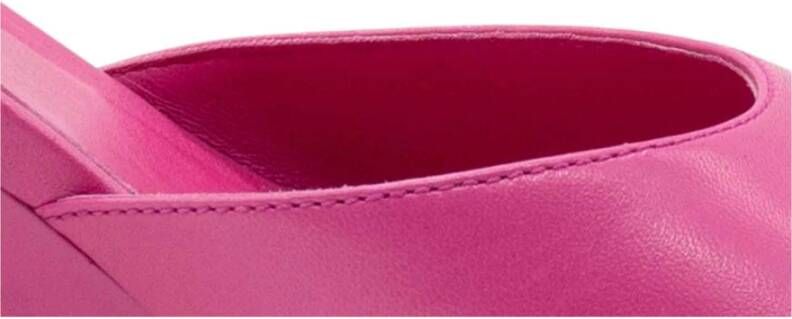 Vic Matié Blauwe Swan Slipper Pink Dames