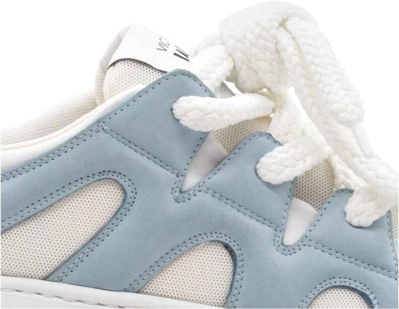 Vic Matié Blauw Witte Wave Schoen Blue Dames