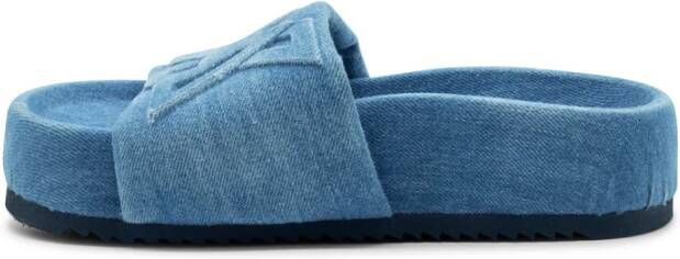 Vic Matié Bubble pantoffel lichtblauwe Denim Blue Dames