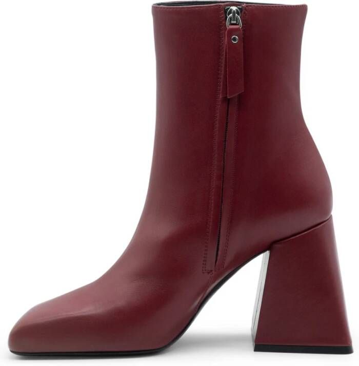 Vic Matié Donkerrode Minimalistische Bootie Ming Red Dames