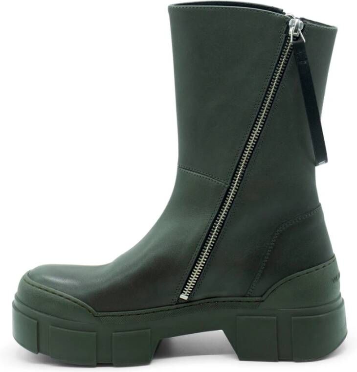 Vic Matié Enkellaars Roccia in militaire stijl Green Dames