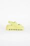 Vic Matié Slipper Stijl Plat Sandalen Yellow Dames - Thumbnail 8