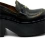 Vic Matié Gestreepte Pennyloafer in Donkerbruin Brown Dames - Thumbnail 5