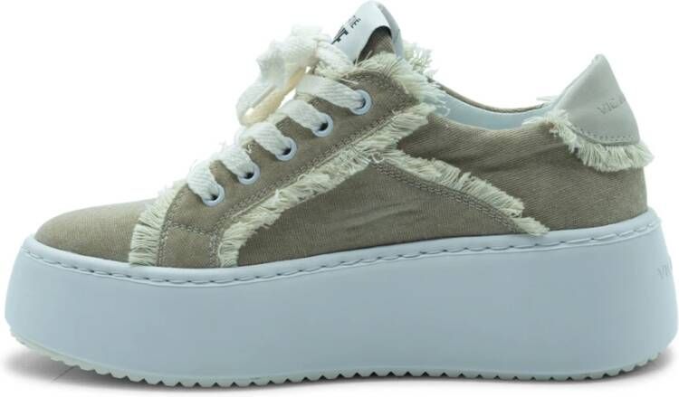 Vic Matié Golf Schoen Franjes Beige Dames