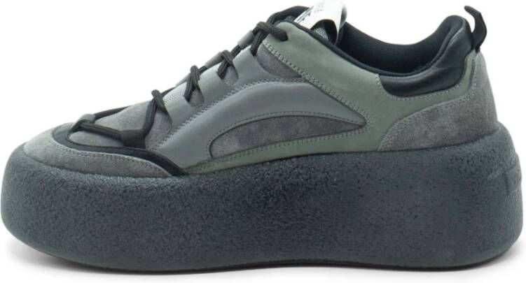 Vic Matié Grijze Zwarte Sneaker Gray Dames