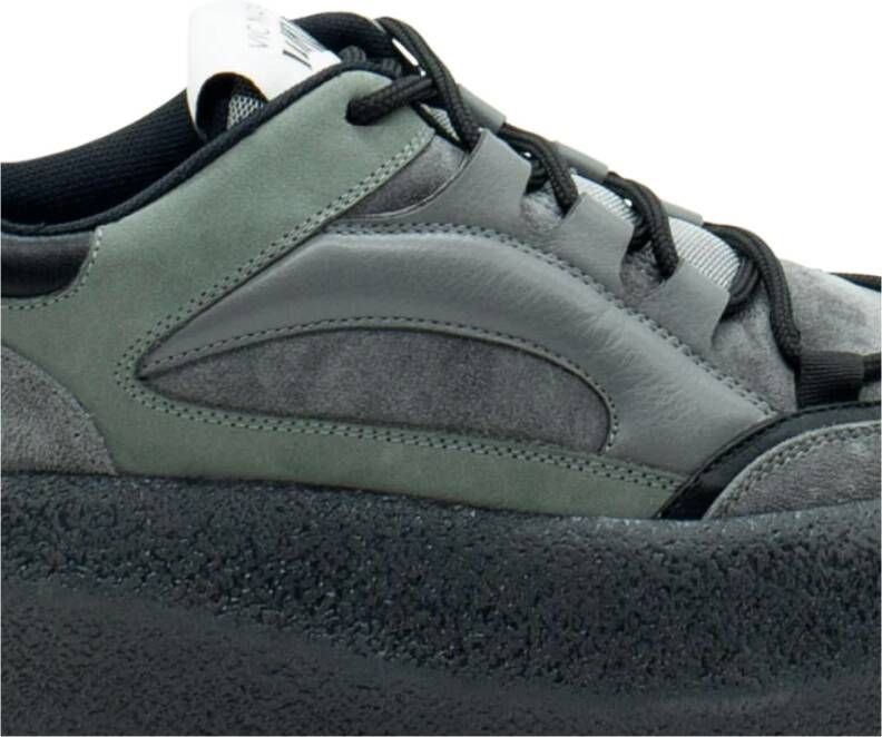 Vic Matié Grijze Zwarte Sneaker Gray Dames