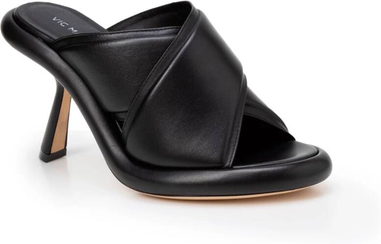 Vic Matié Heeled Mules Zwart Dames