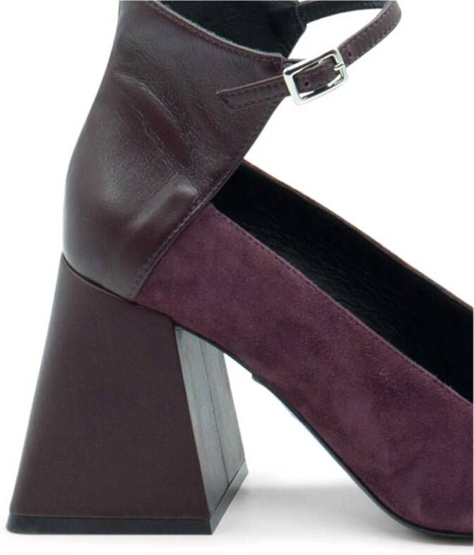 Vic Matié High-Heel Sandalette Ming in Bordeaux Red Dames