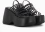 Vic Matié Zwarte sleehak sandalen met bandjes Black Dames - Thumbnail 2