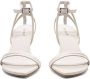 Vic Matié Kruis-Slipper Sandalen in IJsleer Beige Dames - Thumbnail 2