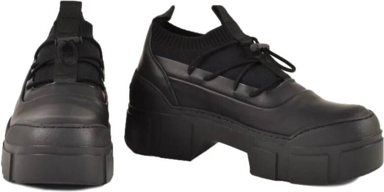 Vic Matié Leren en Andere Vezels Sneakers Black Dames