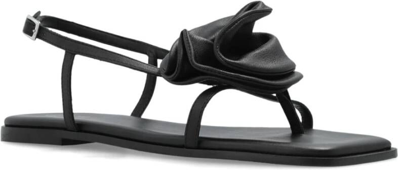 Vic Matié Leren sandalen Logic Black Dames