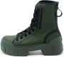 Vic Matié Militaire-Look Technische Stoflaars Green Dames - Thumbnail 4