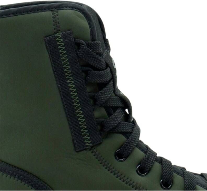 Vic Matié Militaire-Look Technische Stoflaars Green Dames