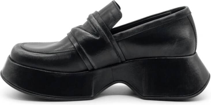 Vic Matié Mocassin Mini Yoko in Zwart Black Dames